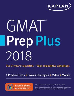 GMAT prep plus 2018.