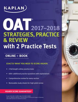 OAT 2017-2018 : strategies, practice and review