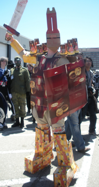 Tim Hortons Mecha cosplayer