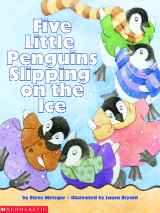 Five Little Penguins Slippingon the Ice