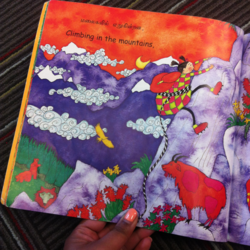 Inside page of Walking Through The Jungle