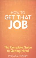 How To Get That Job