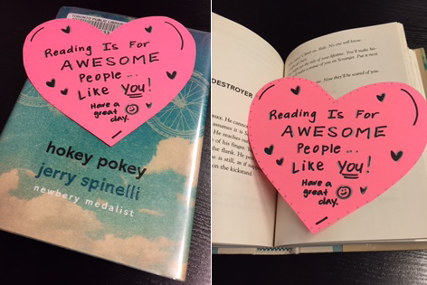 Library Book Kindness Note