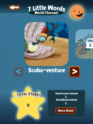 7 Little Words for Kids Main Menu