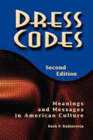 Dress codes : meanings and messages in American culture