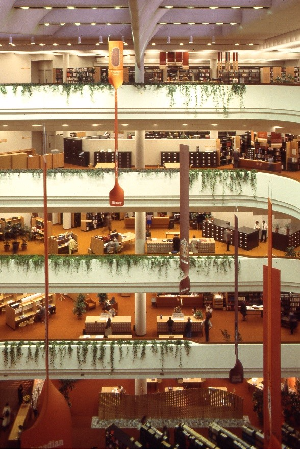 Public Access card catalogs found on the floor levels at MTRL.