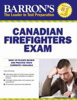 Canadian firefighters exam