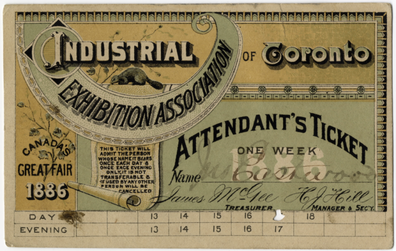 Cne ticket 1886industrialexhibitionvs