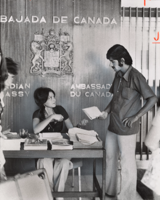 Chileans apply to come to Canada in 1974