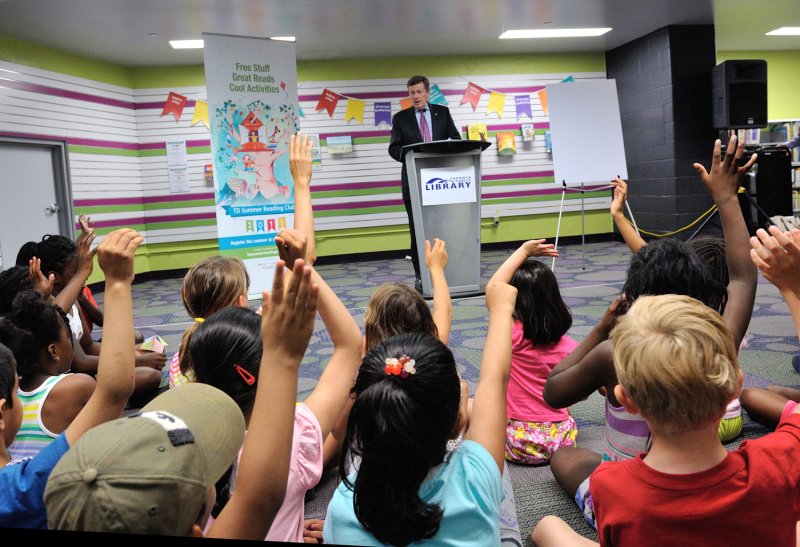 Mayor John Tory Speaking to the Kids Mayor John Tory Speaking to the Kids