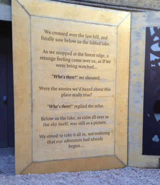 An Irish Folktale in large display format.
