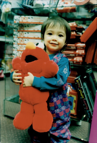 Elmo and child