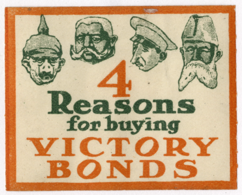 Four Reasons for Buying Victory Bonds Poster 1914