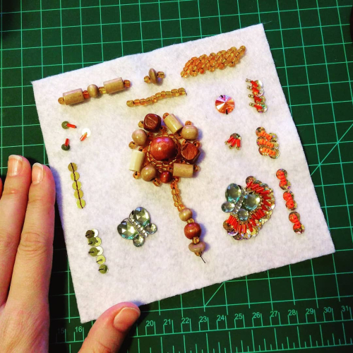 Beadwork techniques, Photo credit Tess Jewell Beadwork techniques, Photo credit Tess Jewell