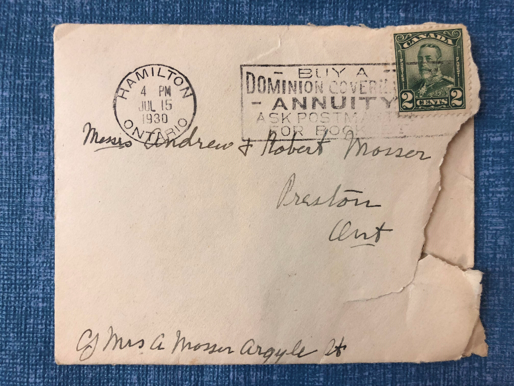 Envelope with address