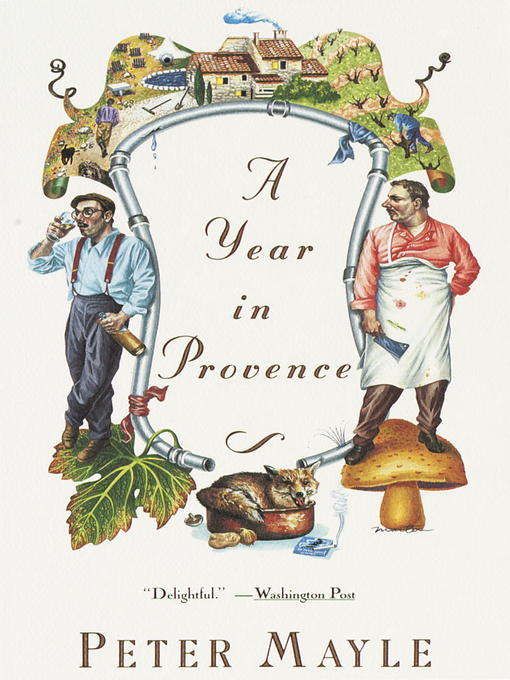Book cover of A year in Provence