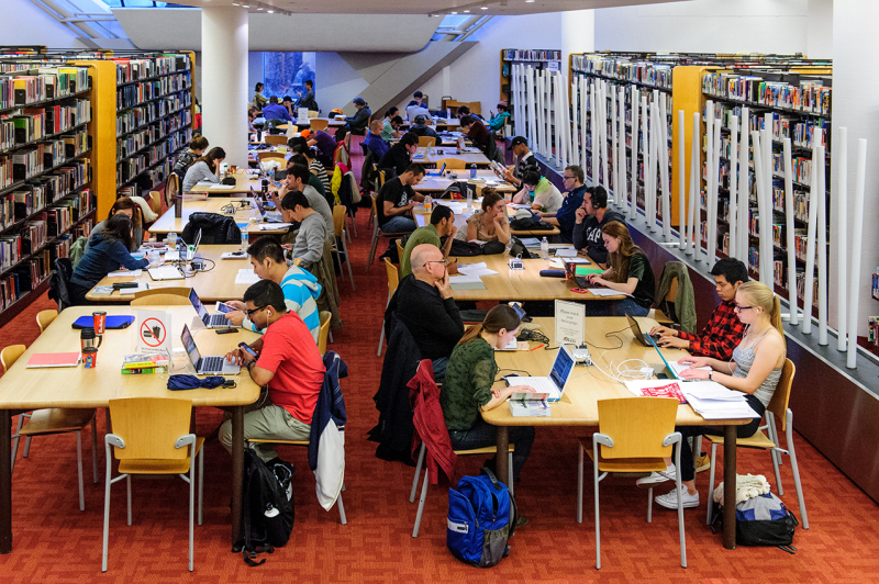 Studying at Toronto Reference Library
