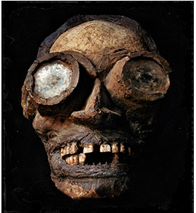 Death mask photo by Jack Burman