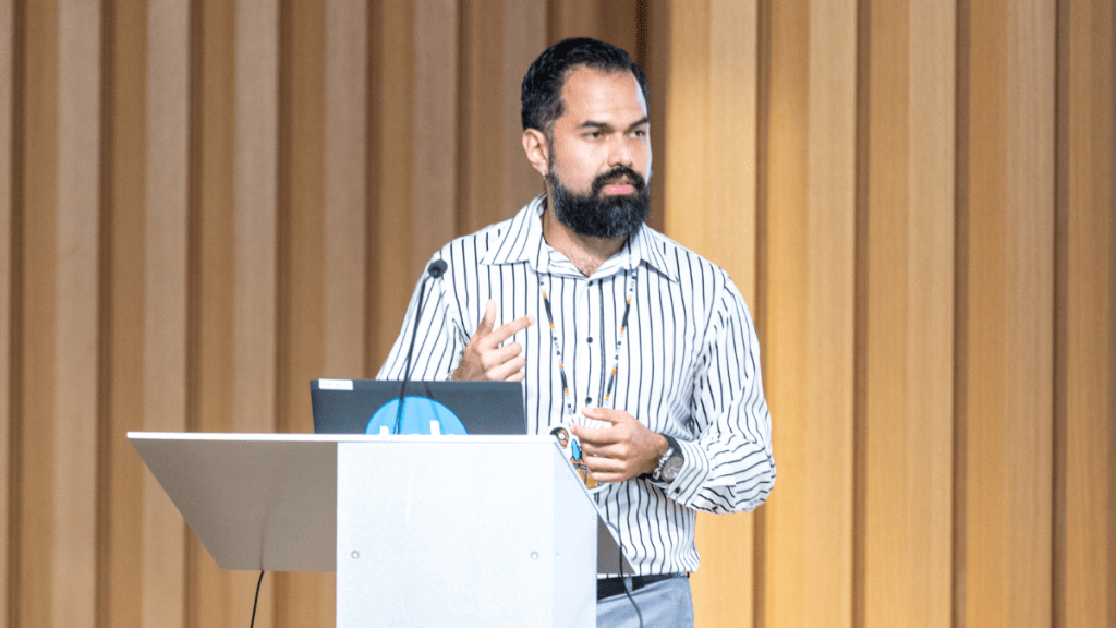 Alejandro Mayoral Baños, Executive Director of Access Now, presenting a keynote address titled Beyond Digital Colonization at TPL’s Digital Expo