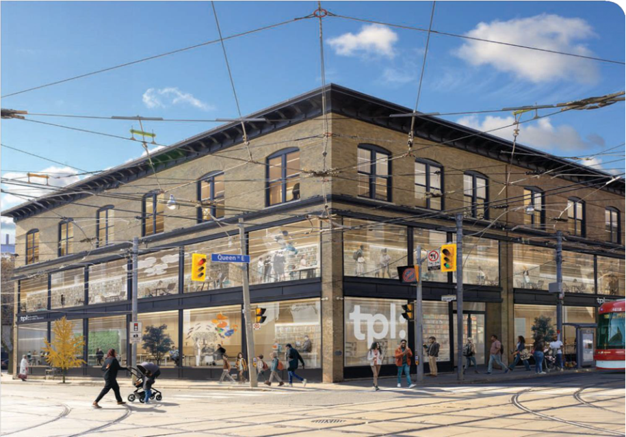 Rendering of how the new St. Lawrence branch will look like.